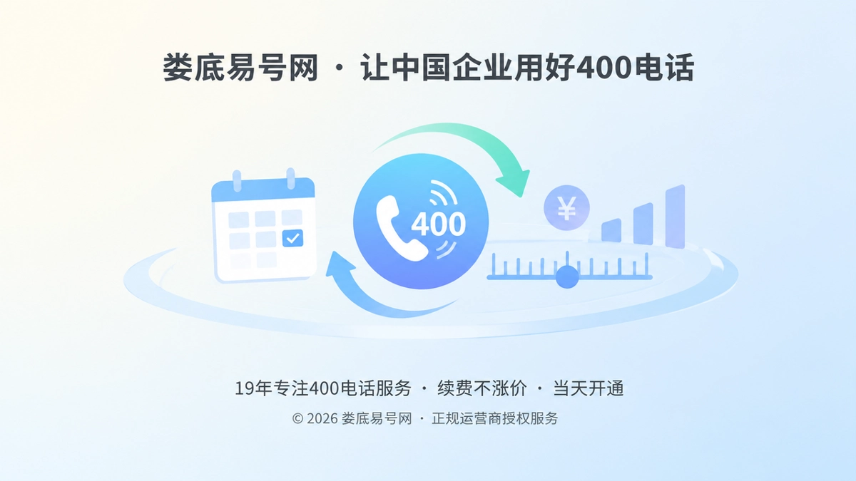 2026年娄底400电话套餐解析：把通信预算变成可持续的经营安排